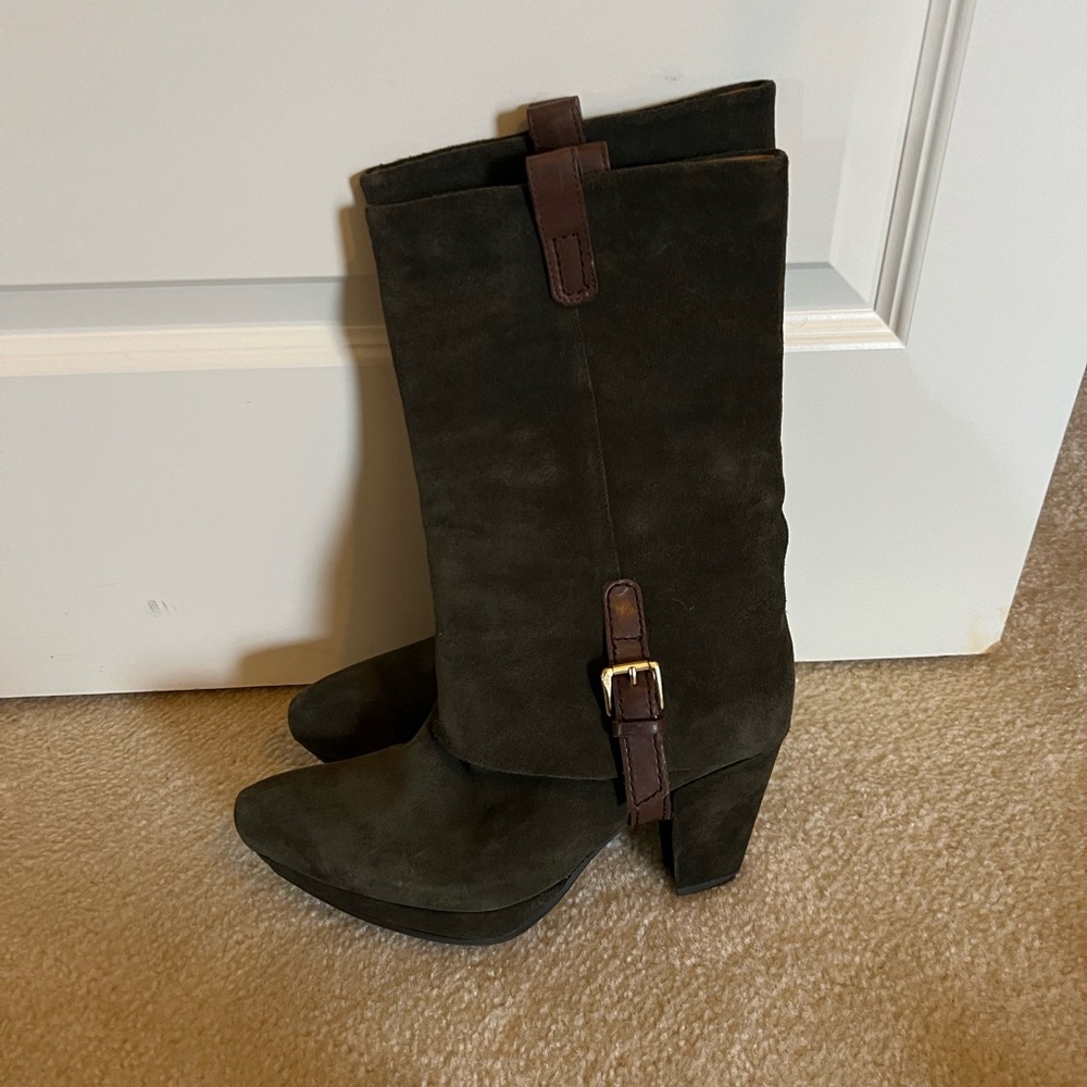 Genuine suede boots in like new condition!